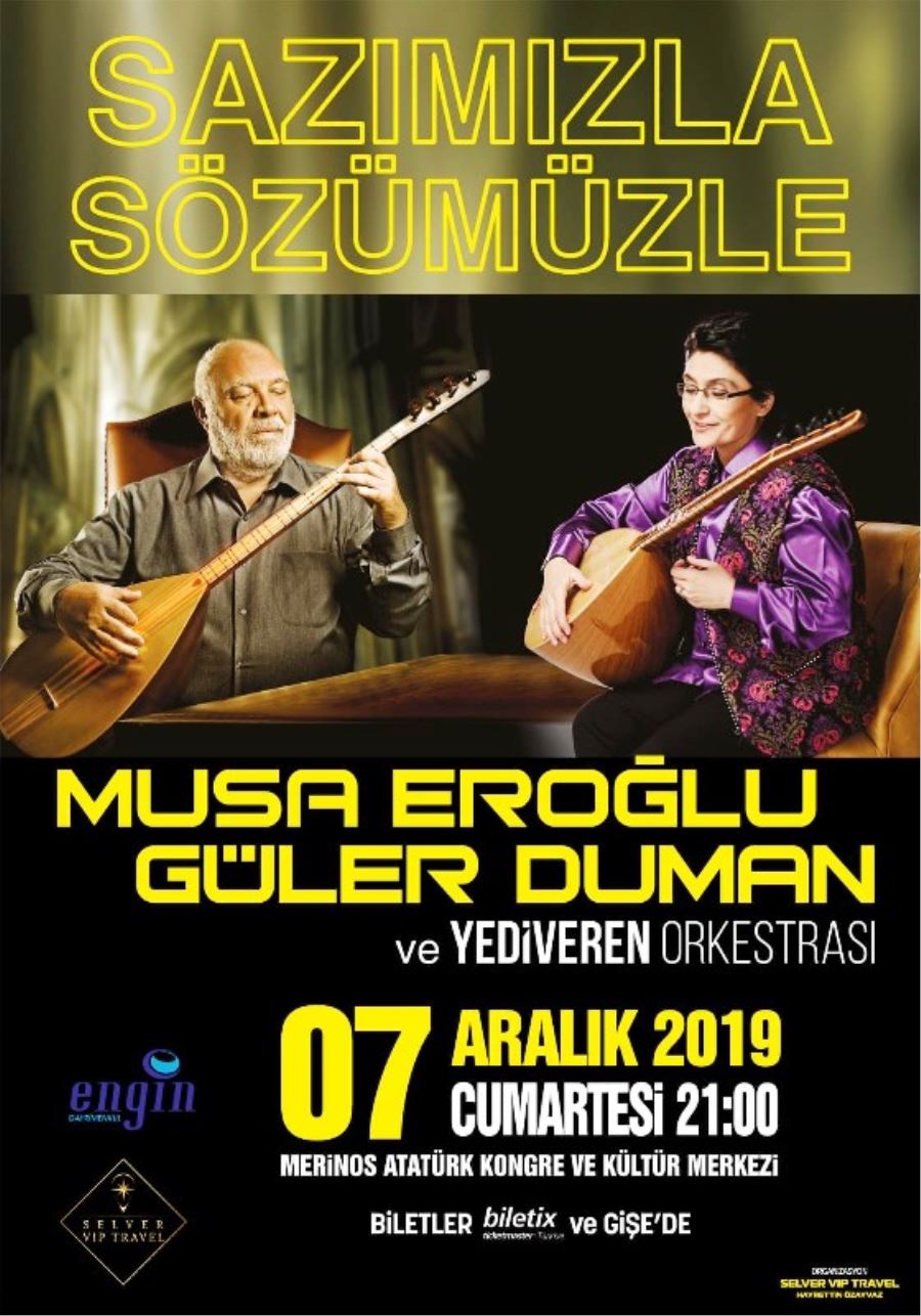 İki Usta “Sazıyla Sözüyle” Merinosda